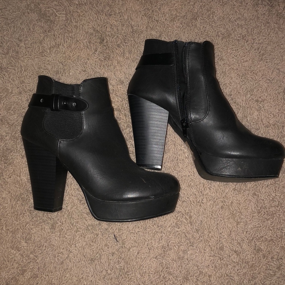 Black booties
